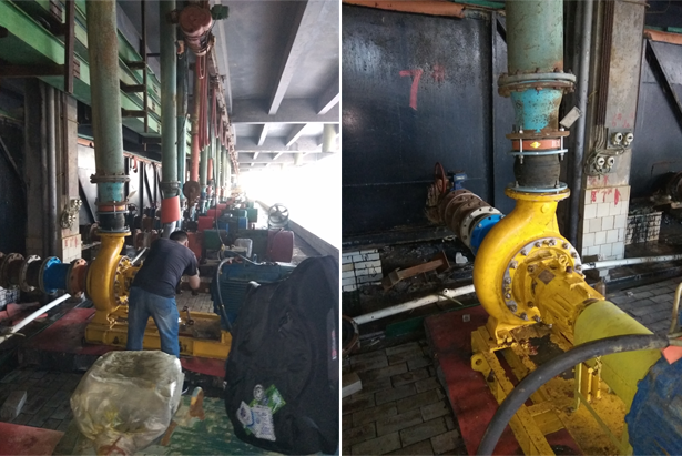 嘉和JFZ型耐腐蝕磨蝕泵使用現場