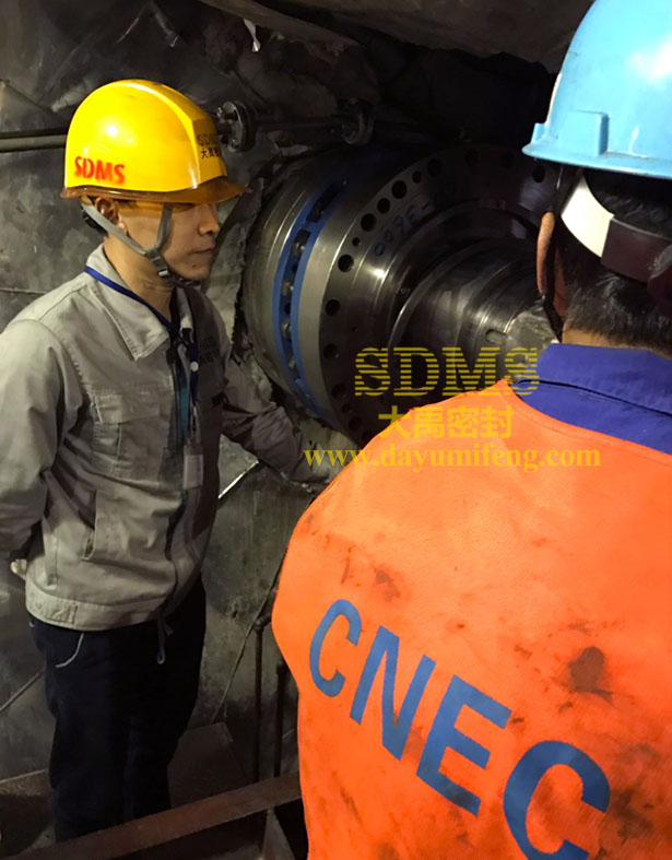 大直徑釜用機械密封使用現場